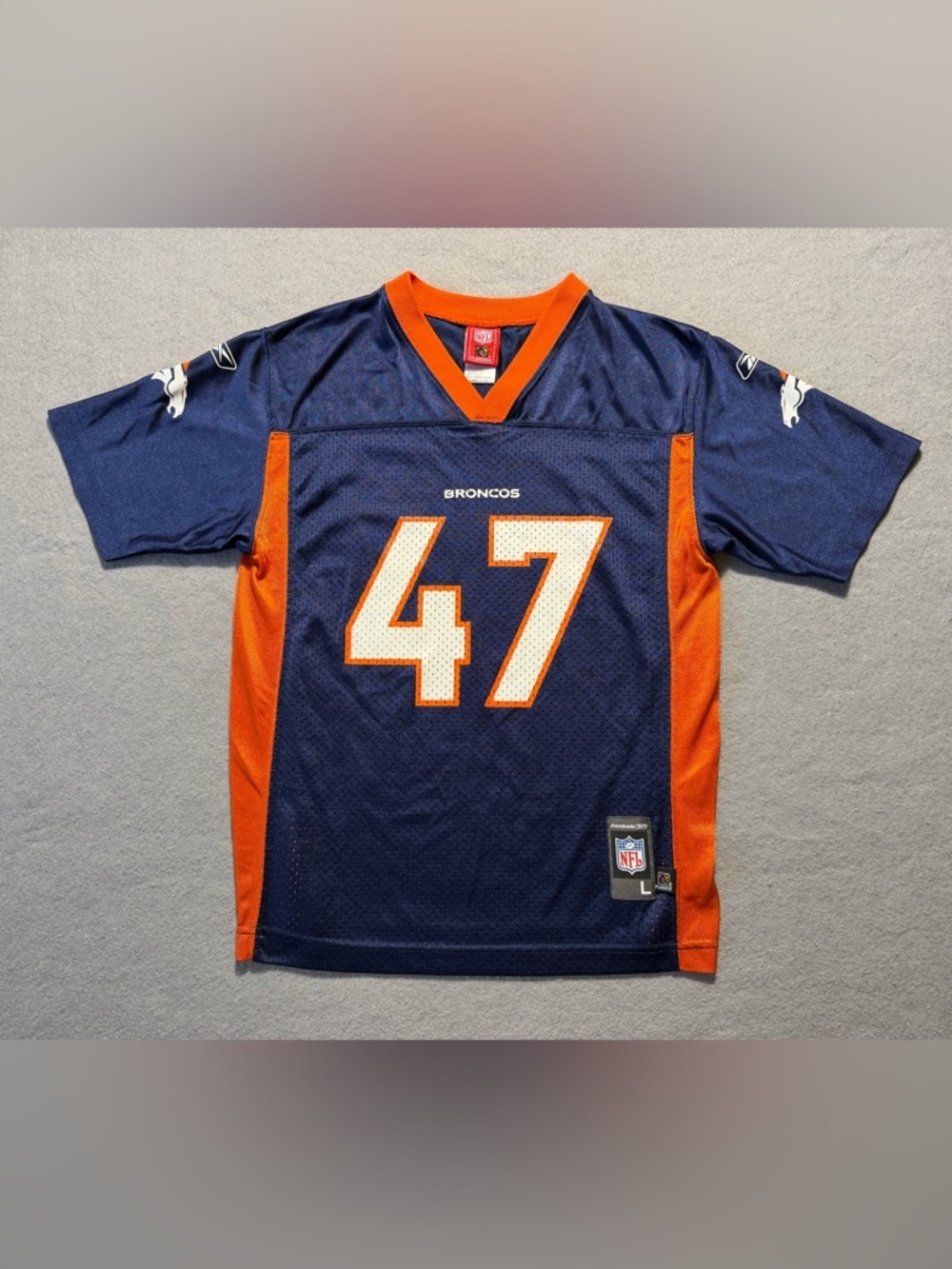 Reebok Denver Broncos John Lynch #47 Jersey – Youth Large (14–16)